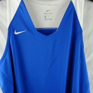 Nike Women's Size XL Mesh Basketball Tank Top Blue & White - NWT